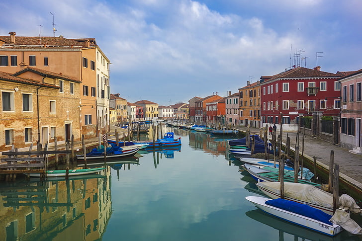Murano, sklo ostrov, Benátky, město, Itálie, svátky, Venezia