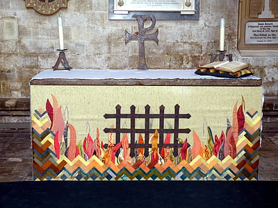 altare, fede, storicamente, Salisbury, Inghilterra, Bibbia, Gesù