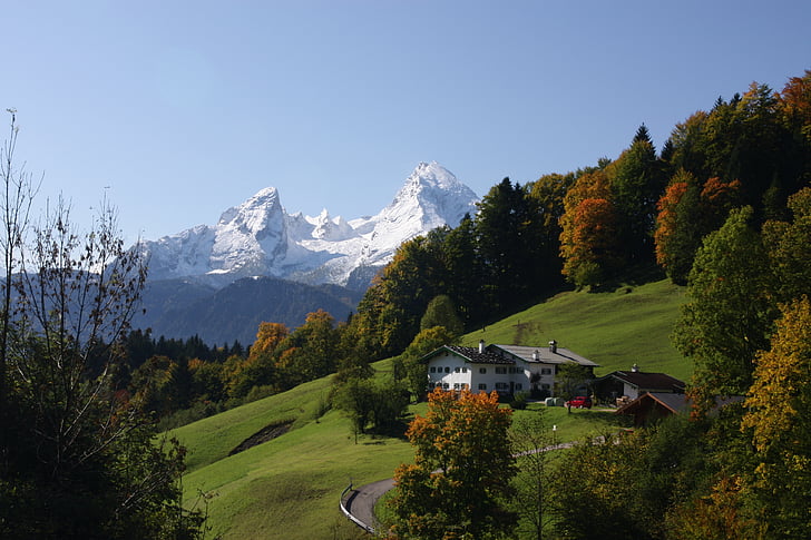 Berchtesgaden, Baviera, Watzmann, Alemanha, montanha, Koenigssee, Oberbayern