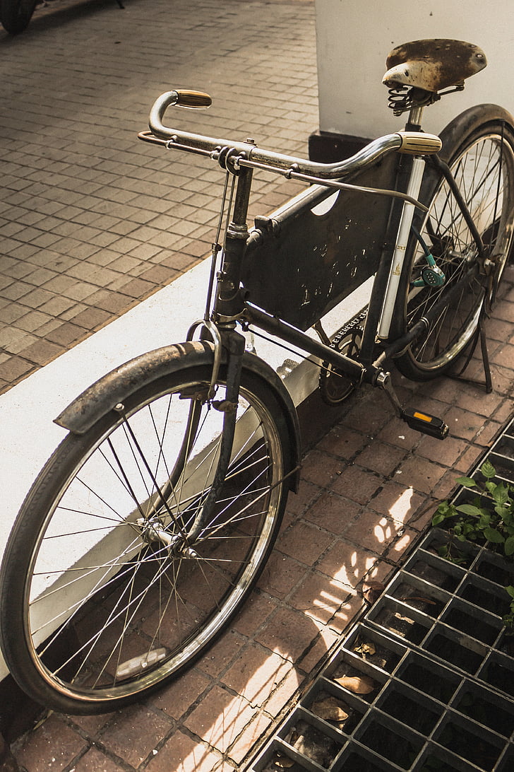 sykkel, Vintage, klassisk