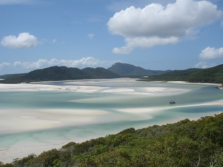 Whitsundays - australia, morze, Australia, Ocean, niebieski, Plaża, wody