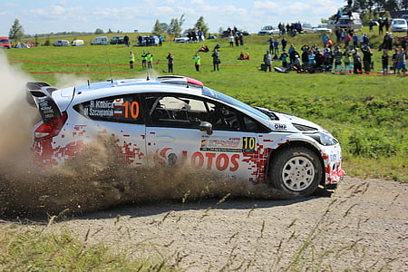 Robert kubica, 71 rally Polen 2014, m-sport, Ford, WRC, Lotus, fältet