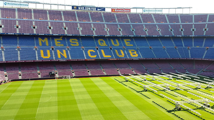 Hiszpania, Barcelona, Piłka nożna, Stadion, Sport, zawodów sportowych, halę widowiskowo-sportową