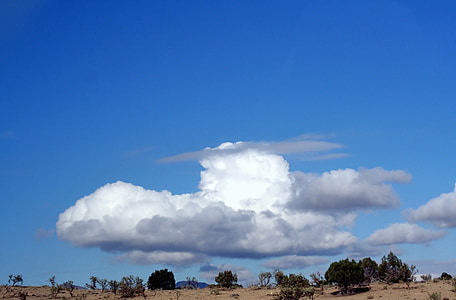 云彩, 天空, 蓝色, 自然, 户外, cloudscape, 蓬松