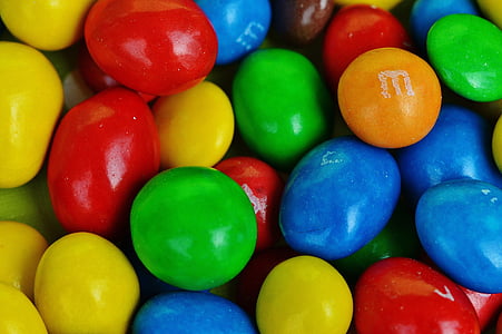 m 和 m, 甜蜜, 美味, m m 的, 颜色, 乐趣, 多彩