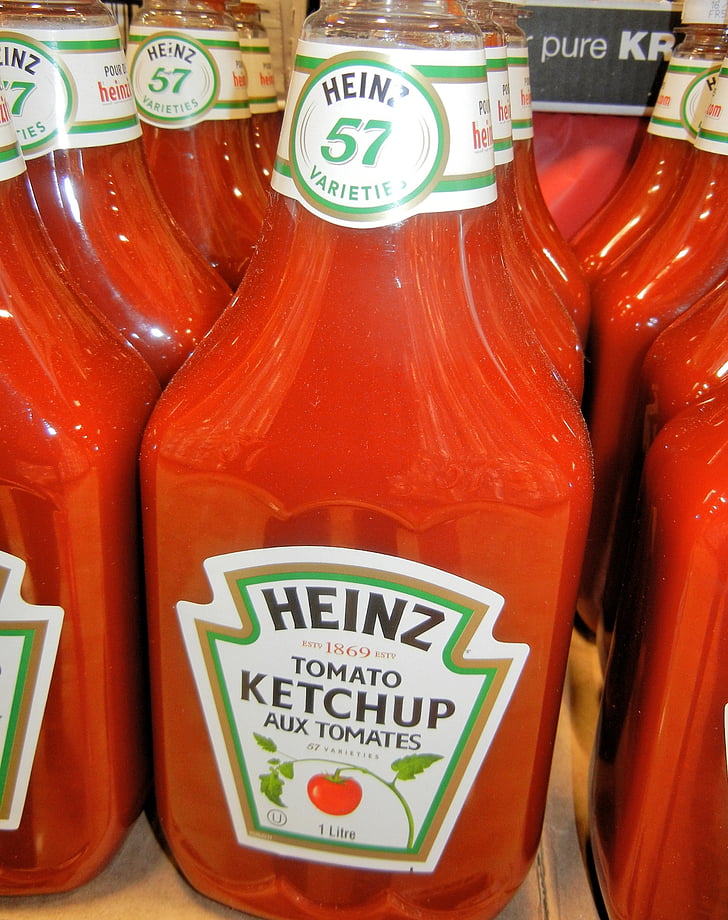 Kečap, Heinz, paradižnik, sladkor, hrane, trgovina na drobno, ni ljudi