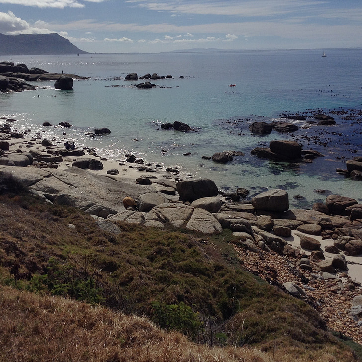 Scarborough beach, Cape town, Sør-Afrika, stranden, hav, natur, atlantiske