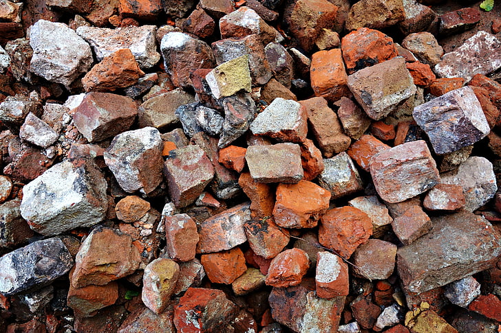 stones, bricks, blocks, material, construction work, backgrounds, pattern