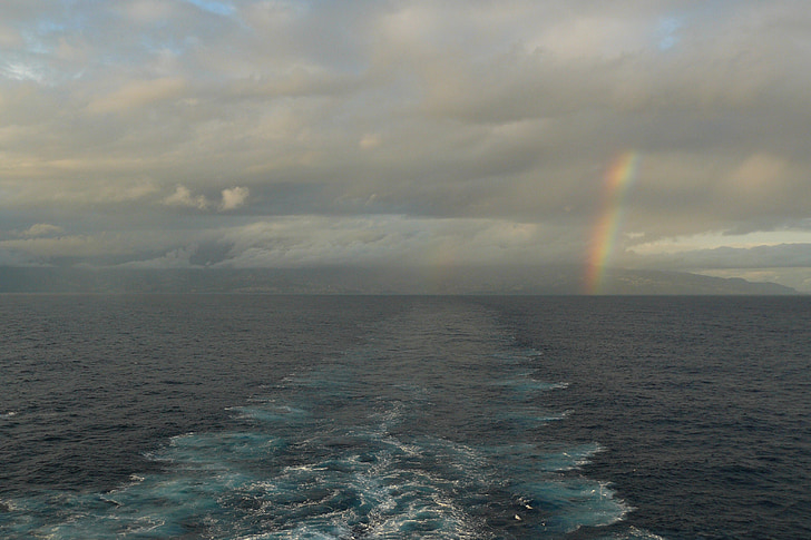 arco-íris, espectro, fenômeno meteorológico, cores do arco-íris, céu, chuva, refração