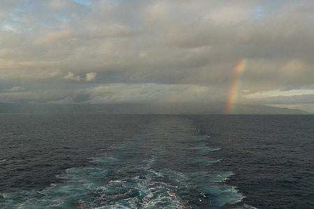 arco iris, espectro de, fenómeno meteorológico, colores del arco iris, cielo, lluvia, refracción