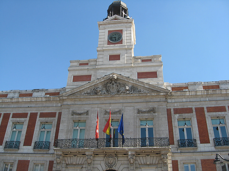 Madrid, hus, Spanien, vartegn, kultur, Plaza, historiske