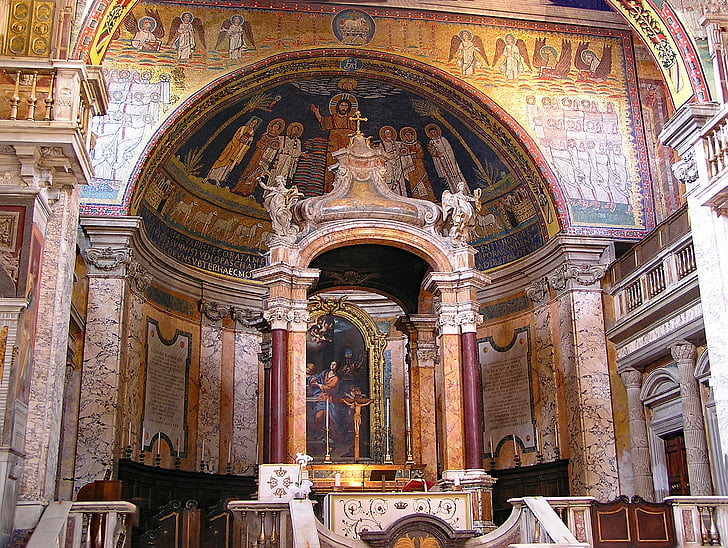 basilikaen, Santa maria maggiore, Rom, Italien, Europa, kirke, tro