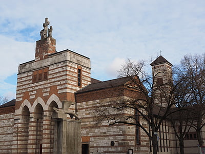 Jono Krikštytojo, Jono Krikštytojo bažnyčia, bažnyčia, naujas Ulmas, pastatas, Katalikų, įgulos bažnyčia