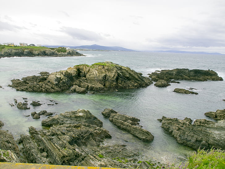 sten, klipper, havet, Tapia casariego, Asturias