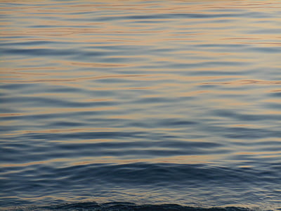Wasseroberfläche, Meeresspiegel, Hintergrund, 'Nabend, eine ruhige