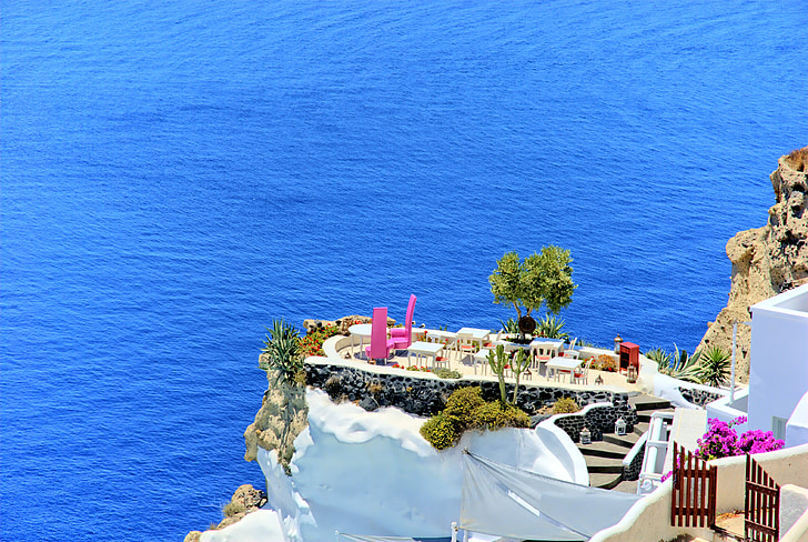 Grčija, Santorini, Beach, sonce, prazniki, poletje, počitnice