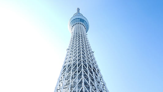 tower, architecture, monument, sky, japan