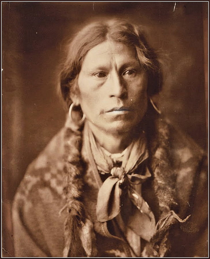 chief garfield, indian, old, vintage, sepia, antique, vintage photo
