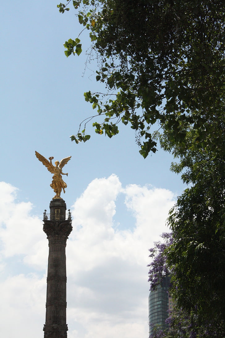 Mexico, monument, beeldhouwkunst, engel van de onafhankelijkheid