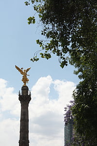 Mexico, monument, beeldhouwkunst, engel van de onafhankelijkheid