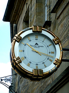 horloge, Lacroix, ville, Forchheim, Bavière
