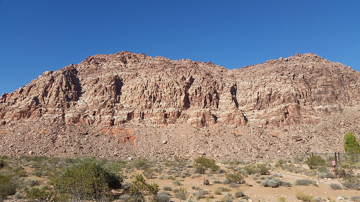 έρημο, κόκκινα βράχια, Λας Βέγκας, Νεβάδα, βουνό, νοτιοδυτικά, ξηρά