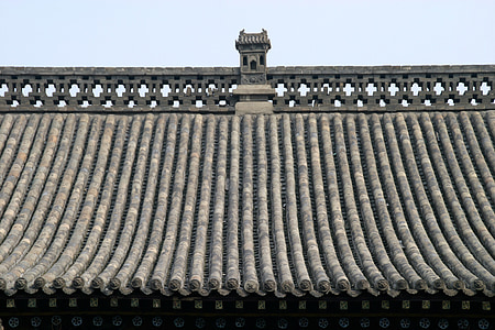 Крыша, Китай, Дракон, Запретный город, Архитектура, Пекин, Дворец