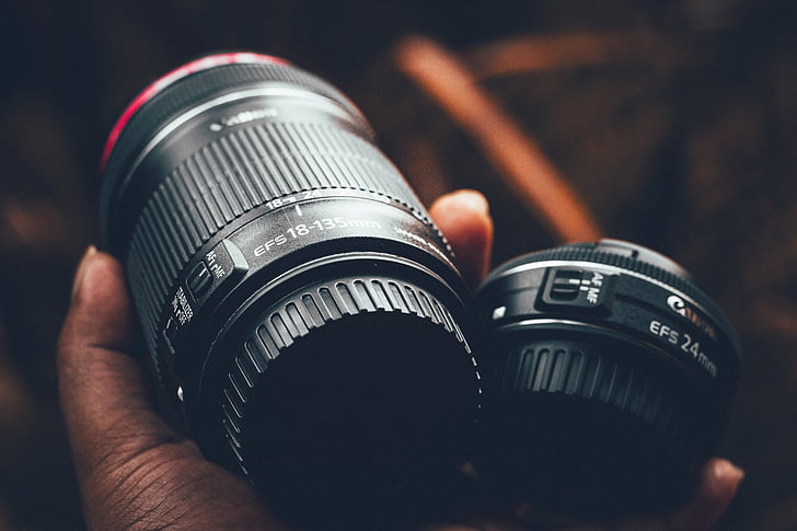 obiettivo della fotocamera, Canon, mano, lente, Sri lanka, temi per la fotografia, lente - strumento ottico