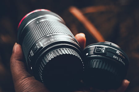 lente de la cámara, Canon, mano, lente, Sri lanka, temas de fotografía, instrumento óptico de la lente-