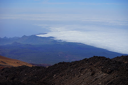 Tenerife, Outlook, iyi görünüm, öngörü, sis, bulutlar, Deniz sis