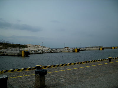 port, kołobrzeg, baltic sea, poland