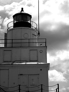 Lighthouse, Merendus, valgus, meremiili, Harbor, signaali, majakas
