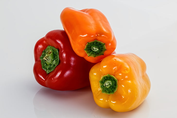 sweet pepper, bell pepper, salad, food, fresh, pepper, ingredient