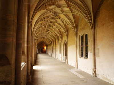 vault, architecture, plenty of natural light, pointed arches, cloister, archway, arch