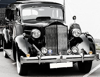 Oldtimer, automatikus, klasszikus, régi, autóipari, jármű, régi autó