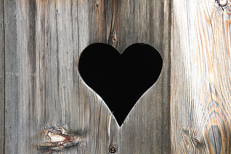 cor, latrina, porta de Lavabo, porta de fusta, l'amor, cor de fusta, forma del cor