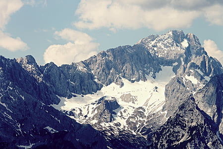 Zugspitze, alpské, Garmisch partenkirchen, krajina, Summit, hory, pohled