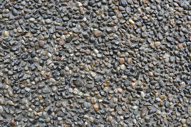 pared de roca, textura, piedras, rocas, construcción, gris, irregular