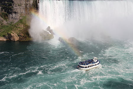 Canadá, Cachoeira, Niagara, água, Rio, cai, natureza