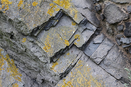 steen, textuur, achtergrond, Moss, verweerde