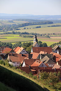 Stadt, Dorf, Landschaft, Kirchturm, Schwalenberg, Anzahl der Ansichten