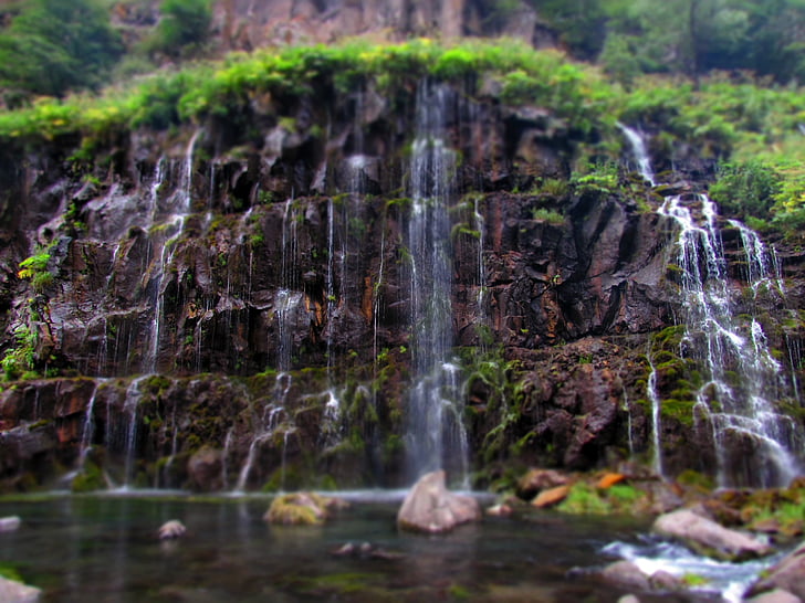 beautiful, blur, cascade, creek, environment, fall, flow