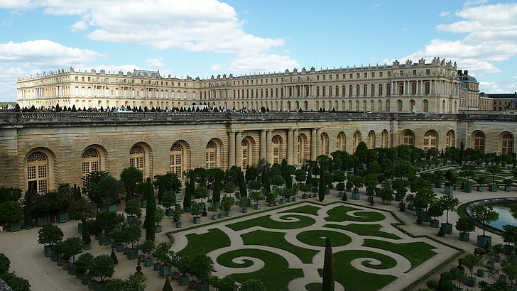 Versalles, Castell, París, llocs d'interès, jardí, arquitectura, renom
