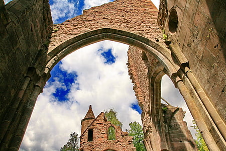 Manastirea, vechea mănăstire, vechi, istoric, Evul mediu, ruinele mănăstirii, ruina
