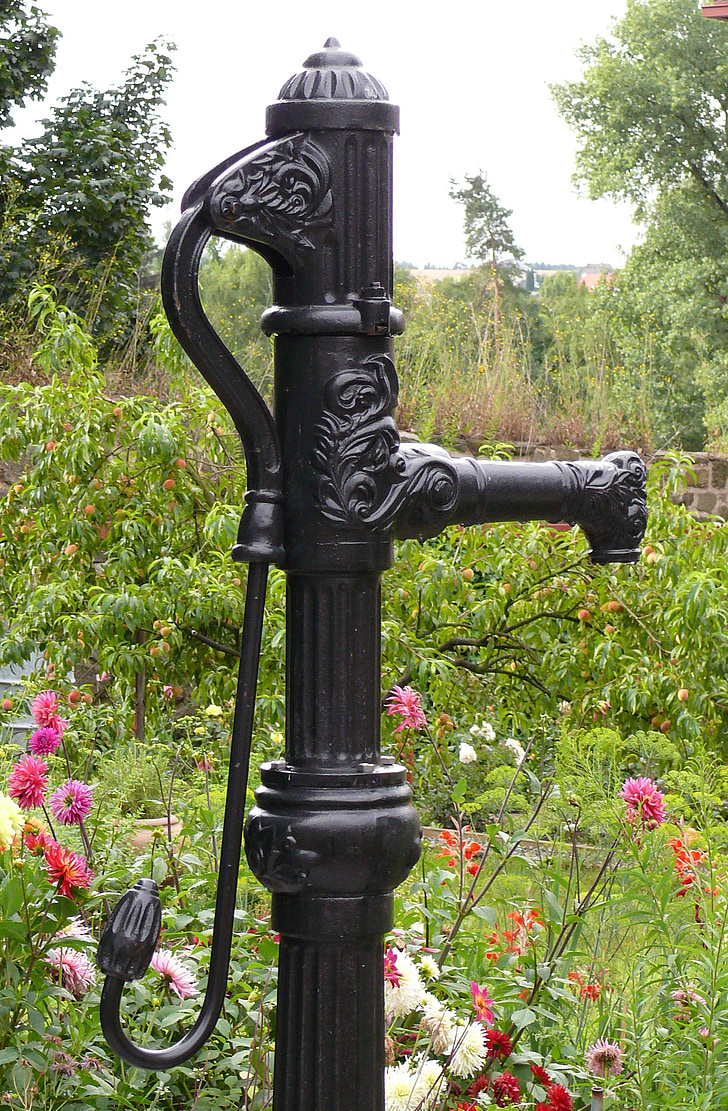 hand pump, tube well, well, pump, water, manual, pipe