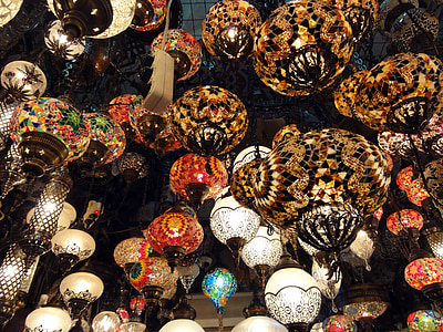lamper, arabisk, lys, lampe, Petroleum lampe, lanterne, gade lys