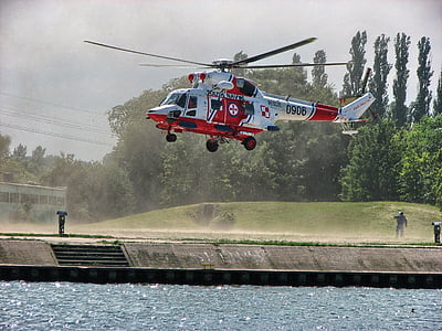 helikopter, Świnoujście, Tech, lennu, maandumine, transpordi, sõjaväe