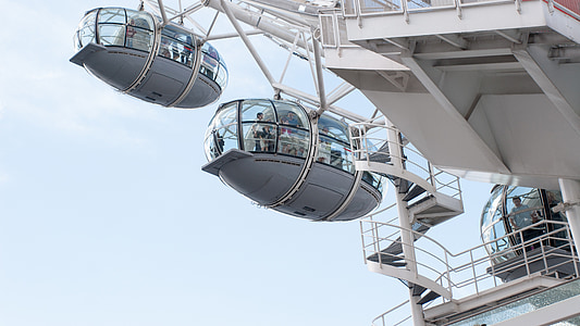 ceļojumi, London, Ferris wheel, tehnoloģija