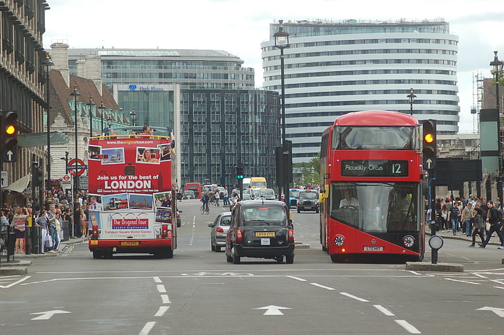 Londres, Inglaterra, el london eye, calle, Ver, arquitectura, Turismo