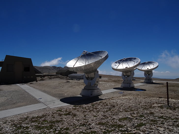 antene, radio telescop, bure vârf